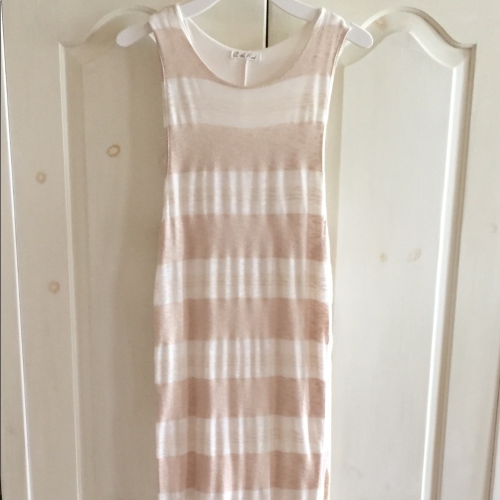 Maxi dress with short dress under